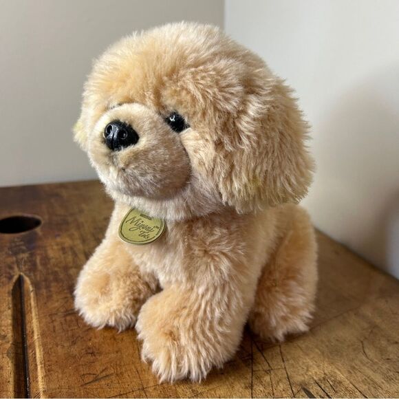 Miyoni by Aurora Stuffed Animal Plush Toy Golden Retriever Chow Puppy Dog 8" - Picture 2 of 10